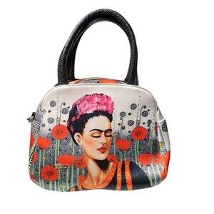 Frida Kahlo 'Oriental' Bag by Chula Top Handles Vegan Materials